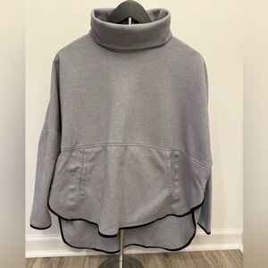 The North Face Women’s Gray Funnel Neck Pullover Sweatshirt Size XS OVERSIZED